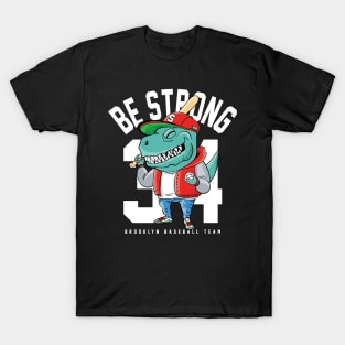 Baseball T-rex T-Shirt